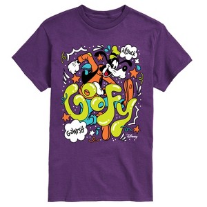 Men's - Disney - Goofy Doodles Short Sleeve Graphic T-Shirt - 1 of 3