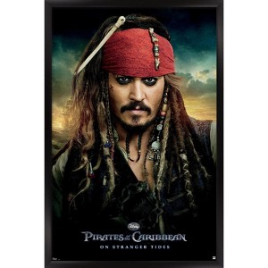 Trends International Disney Pirates of the Caribbean: On Stranger Tides Framed Wall Poster Prints - 1 of 4