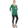 Maternity Empire Cut V-Neck Tunic Top - 2 of 3