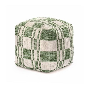Leone Pouf Ottoman Green - Anji Mountain : Target