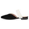 Journee Collection Womens Roxeene Slip On Pointed Toe Mules Flats - image 2 of 4