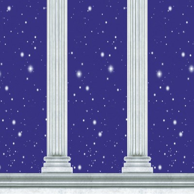 Beistle Column Backdrop, 4' x 30', (1/Pkg) Multicolored