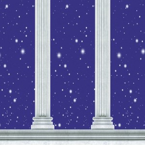 Beistle Column Backdrop, 4' x 30', (1/Pkg) Multicolored - 1 of 1