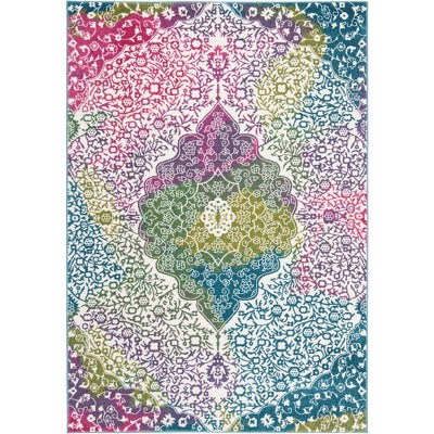 Watercolor WTC672 Power Loomed Area Rug - Ivory/Fuchsia - 8'9"x11'9" - Safavieh.