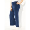 Catherines Women's Plus Size Cashmiracle Wide Leg Pant - 4 of 4