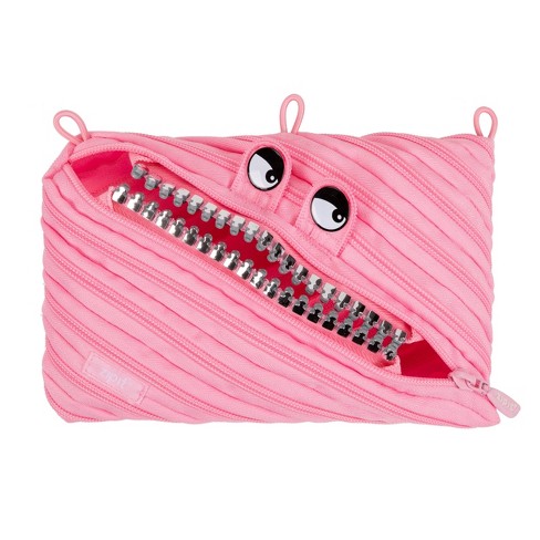 FABULOUS Pink Pencil Pouch with Tassel Zipper