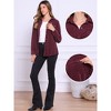 INSPIRE CHIC Women's Button Down Long Sleeve Pointed Collar Corduroy Shirts - 2 of 4