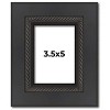 PosterPalooza | Photo Size Traditional Black Picture Frame - UV Acrylic, Foam Board Backing, Hanging Hardware - 2 of 4