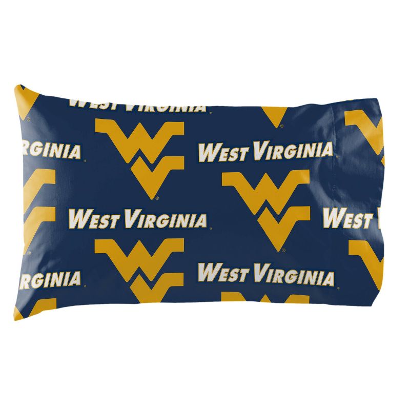 NCAA West Virginia Mountaineers Rotary Bed Set, 3 of 4