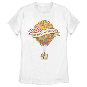 Women's Up Valentine's Day His Greatest Adventure T-Shirt - 1 of 4