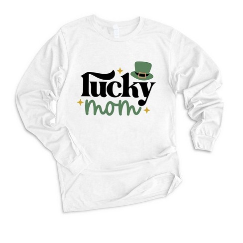 Simply Sage Market Women's Lucky Mom Long Sleeve Graphic Tee - image 1 of 4