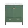 CAVINAS Bathroom Vanity with Single Combination Under Counter Sink and Soft Closure,Bathroom Storage Cabinet with 2 Doors and a Drawer - 4 of 4