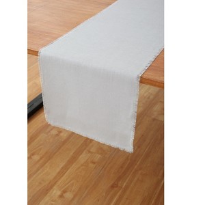 Solino Home Linen Fringe Table Runner - 1 of 4