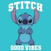 Girl's Lilo & Stitch Good Vibes Only Stitch T-Shirt - 2 of 4