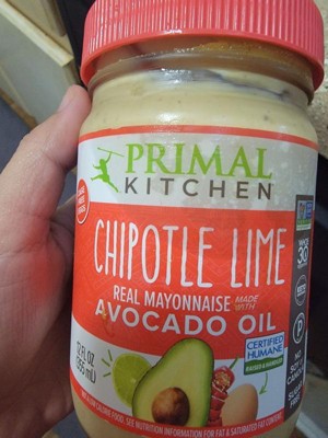Primal Kitchen Chipotle Lime Mayonnaise Made With Avocado Oil - Case Of  6/17 Oz : Target