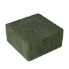 Sapphtopaz Modern Corduroy Ottoman Upholstered Sofa Comfy Square Foot Stool Shoe Bench Desk Foot Rest for Living Room, Bedroom, Entryway - 3 of 4
