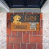 Stupell Industries Hello Goodbye Dog & Cat Printed Outdoor Door Mat, design by Arrolynn Weiderhold, 18"x30" - 3 of 4