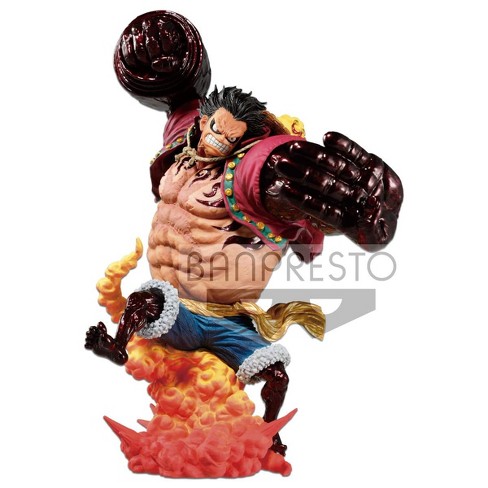 Banpresto One Piece Monkey D Luffy Gear 4 Kong Gun Crimson 9 5 Figure Statue Target