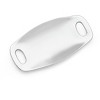 Nambe Pebble Alloy Metal Handled Serving Tray, Silver - 2 of 4