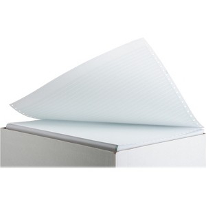 Sparco Computer Paper 1 Part 14-7/8"x11" 2700/CT 1/6" Green Bar 63541 - 1 of 1
