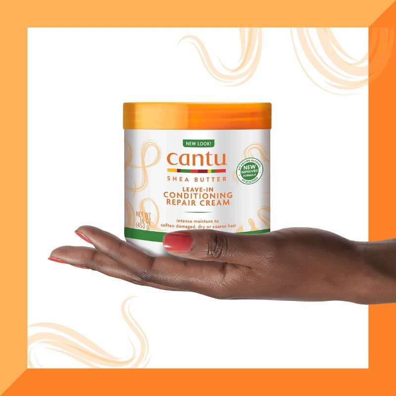 Cantu Shea Butter Leave-In Conditioning Repair Hair Cream, 6 of 17
