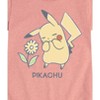 Girls' - Pokémon - Pastel Pikachu Flower Fitted Short Sleeve Graphic T-Shirt - 2 of 4