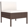 vidaXL Patio Furniture Set Brown PE rattan Large Modular - 3 of 4
