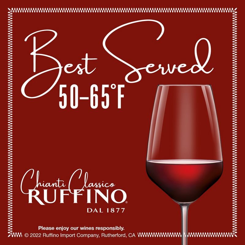 Ruffino Riserva Ducale Chianti Classico DOCG Sangiovese Red Blend Italian Red Wine - 750ml Bottle, 5 of 14