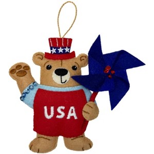 LIBERTY BEAR Felt Ornament Kit from MerryStockings - 1 of 1