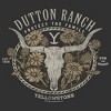 Men's Yellowstone Cow Skull and Flowers Protect The Family T-Shirt - 2 of 4