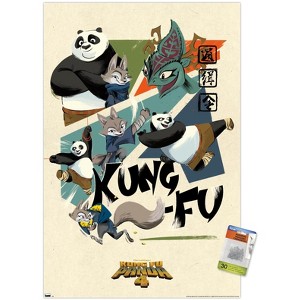 Trends International Kung Fu Panda 4 - Kung-Fu Unframed Wall Poster Prints - 1 of 4