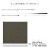 86"x96" Chicology Light Filtering Panel Track Woven Blind - 2 of 4