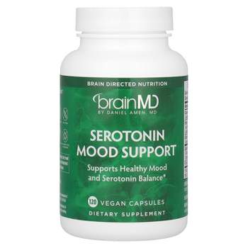 Brainmd Serotonin Mood Support, 120 Vegan Capsules : Target Brainmd Serotonin Mood Support, 120 Vegan Capsules : Target