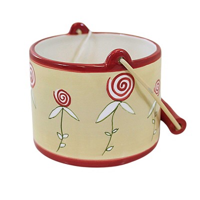 Enesco 7.0 Inch Ticking Rose Votive Home Collection Votive Candle Holders