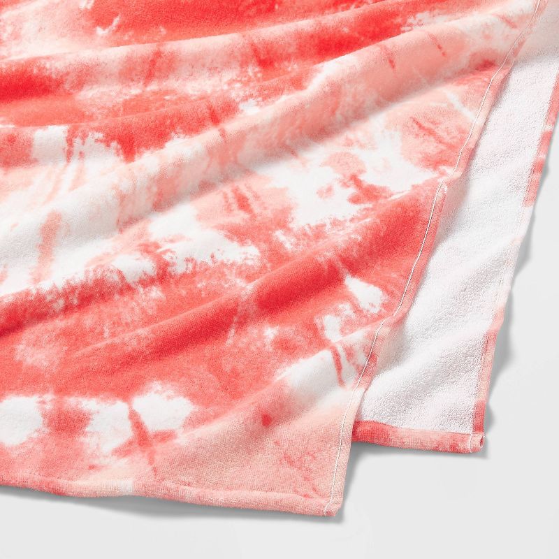 Tie Dye Beach Towel Red - Sun Squad&#8482;, 3 of 5