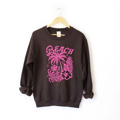 Simply Sage Market Women's Graphic Sweatshirt Beach Vibes Distressed