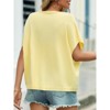 Womens Cardigan Sleeveless V Neck Knit Cardigan Open Front Layering Sweater - 2 of 4