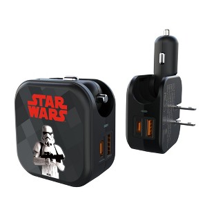 Star Wars Empire Color Block 18-Watt 2 in 1 USB A/C Charger - 1 of 3