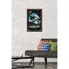 Trends International NFL Philadelphia Eagles - Neon Helmet 23 Framed Wall Poster Prints - 2 of 4