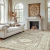 Abynow Medallion Persian Diamond Texture Indoor Area Rug - 2 of 4