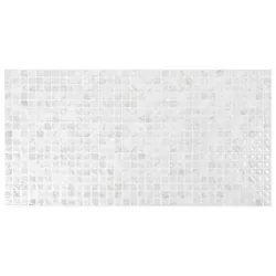 Smart Tiles 2pk XL Glossy Peel & Stick 3D Tile Paper Backsplash Minimo Marble