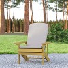 Emma and Oliver All-Weather Indoor and Outdoor Cushions for Adirondack Chairs and High Back Patio Chairs - 2 of 4