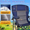 Oversized Camping Chairs, Heavy Duty Support 500 LBS, Foldable Outdoor Chair with Padded Back & Arm, Folding Lawn Chairs - 4 of 4