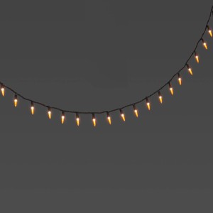 100ct LED Candy Corn Halloween Indoor Outdoor Filament String Lights Orange/Yellow/Black - Hyde and EEK! Boutique™ - 1 of 4