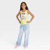 Girls' Nickelodeon That Girl Lay Lay Tie-Front Tank Top - Lime Green - 3 of 3