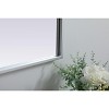Elegant Lighting Metal Frame Arch Mirror 33x24 Inch in Silver - 4 of 4