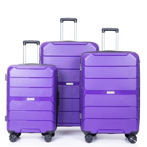 Whisen 3-Piece Set(20/24/28 in.) Hardshell Spinner Suitcase Luggage Sets with TSA Lock - 1 of 4