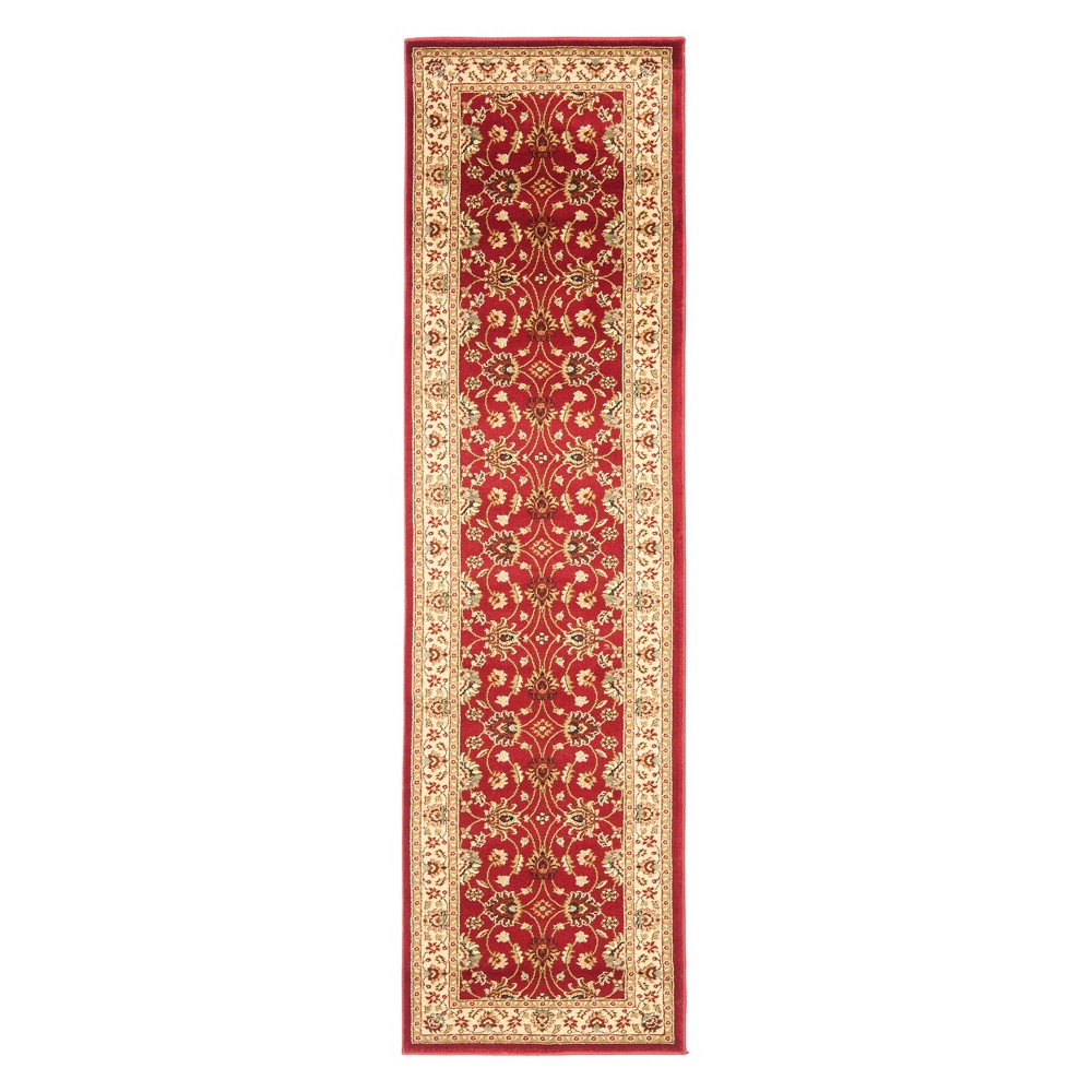 2'3inx8' Alisa Floral Area Rug Red/Ivory - Safavieh