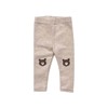 MyKids-USA Baby Cartoon Bear Pattern Solid Color Or Striped Design Cotton Pants - 2 of 4