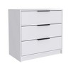 Depot E-Shop Dresser 27"H, 3 Drawers Dresser, Superior Top - 2 of 4